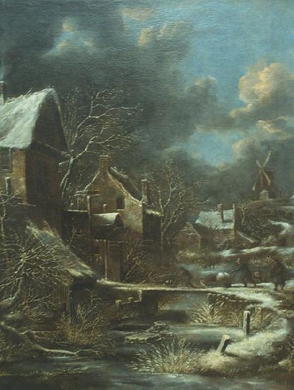 Klaes Molenaer Winter landscape oil painting image